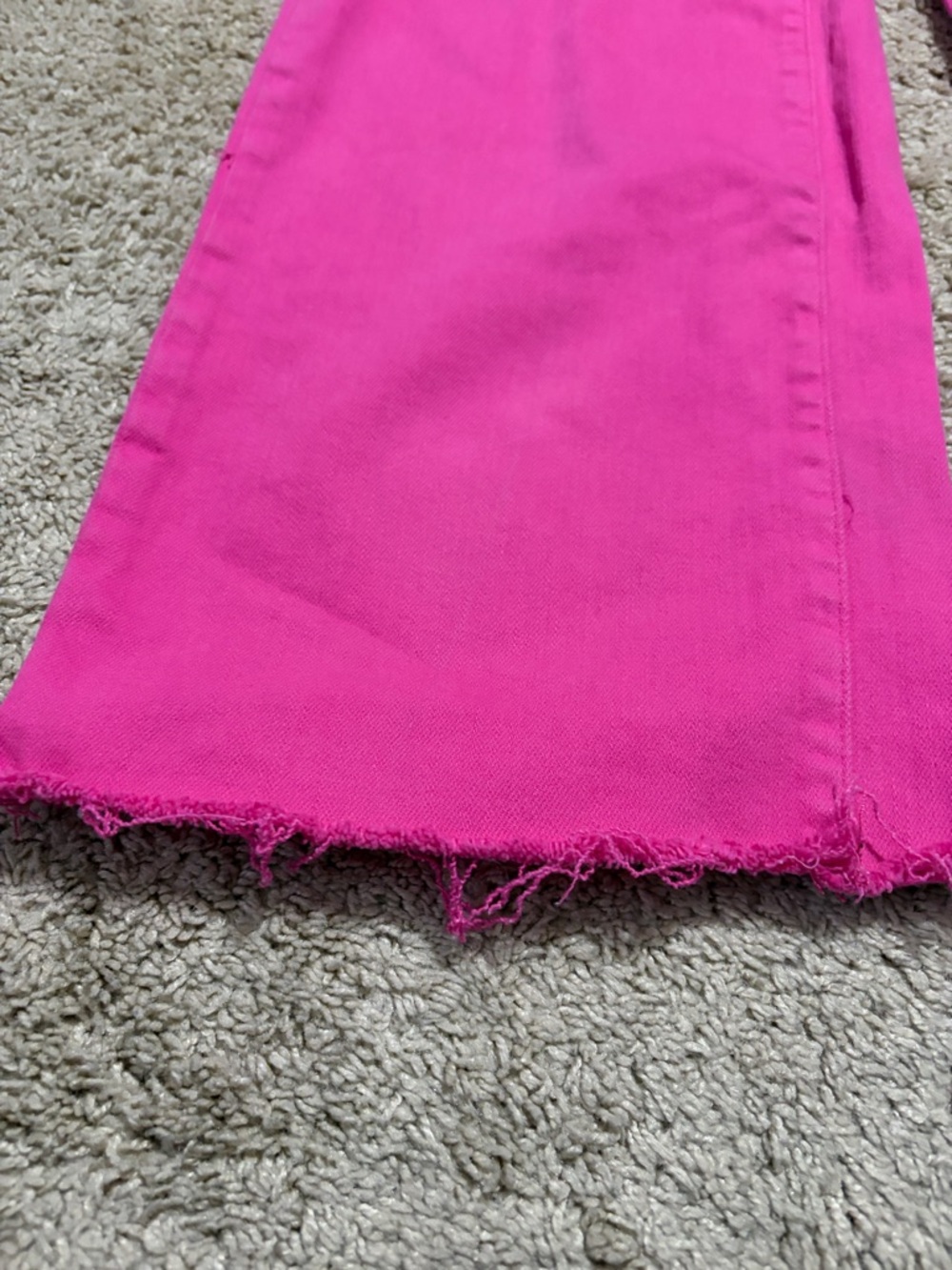 Judy Blue Hot Pink Wide Leg Jeans - Picture 3 of 7